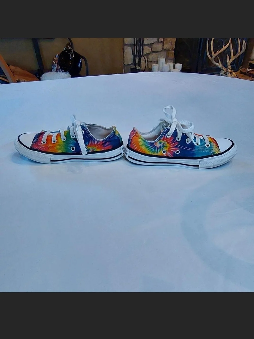 Converse Kids Chuck Taylor All Star Low Top Tie-Dye Sneakers Size 13